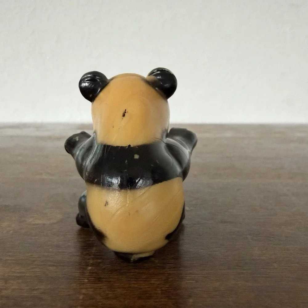 Vintage‎ WILTON Figure Cake Topper Hong Kong HARD PLASTIC Panda 1970s